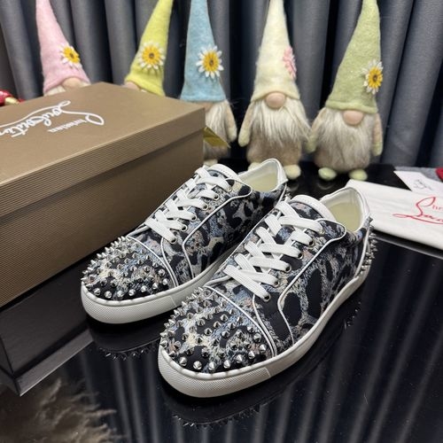 Christian Louboutin Low-top Spike Red Sole Shoes
