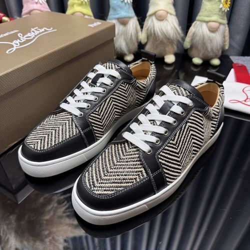 Christian Louboutin Low-top Spike Red Sole Shoes