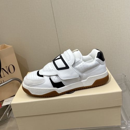 Valentino Joie De Jouer Velcro Platform Sneakers