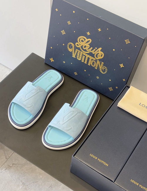Louis Vuitton LV Waterfront Sandals With Monogram Pattern