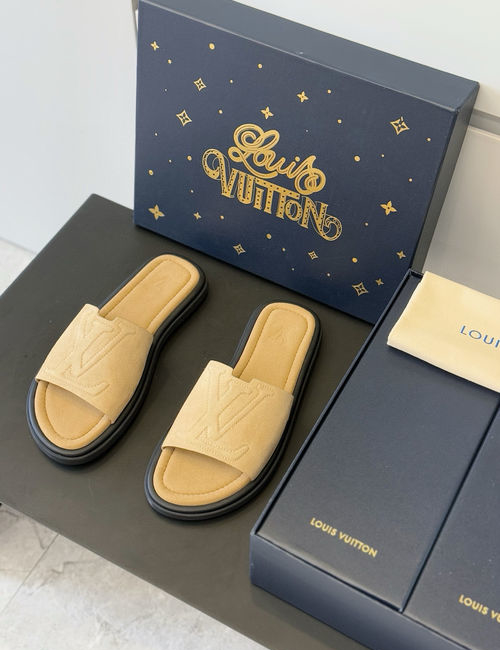Louis Vuitton LV Waterfront Sandals With Monogram Pattern