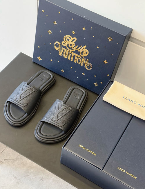 Louis Vuitton LV Waterfront Sandals With Monogram Pattern