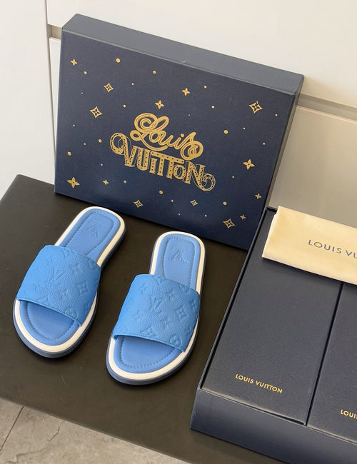 Louis Vuitton LV Waterfront Sandals With Monogram Pattern