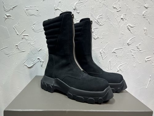 Rick Owens Porterville Army Mega Tractor Boots