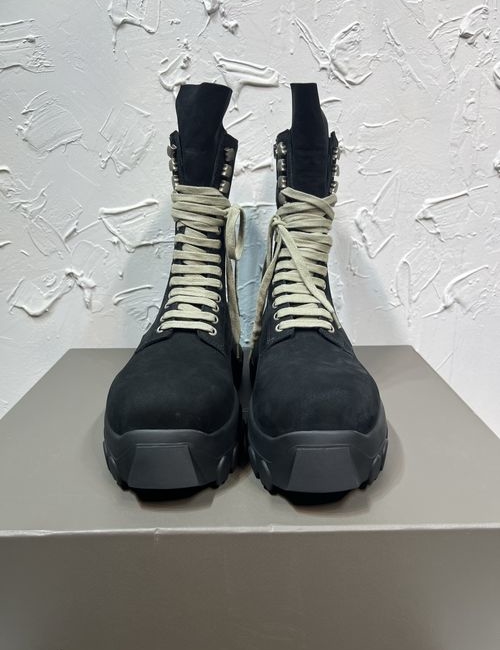 Rick Owens Porterville Army Tractor Boots Cowhide