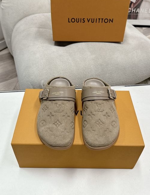 Louis Vuitton LV To-Go Comfort Monogram Canvas Clogs
