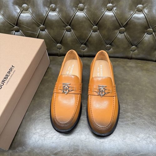 Burberry Premium Cowhide Metal Accent Shoes