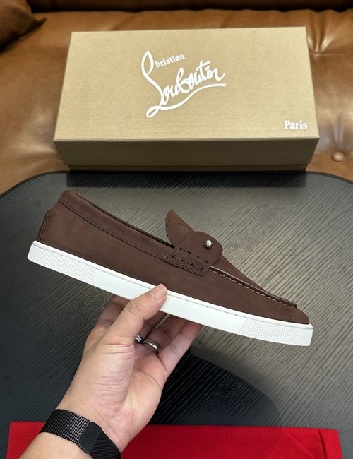 Christian Louboutin Leather Sole Casual Sneakers