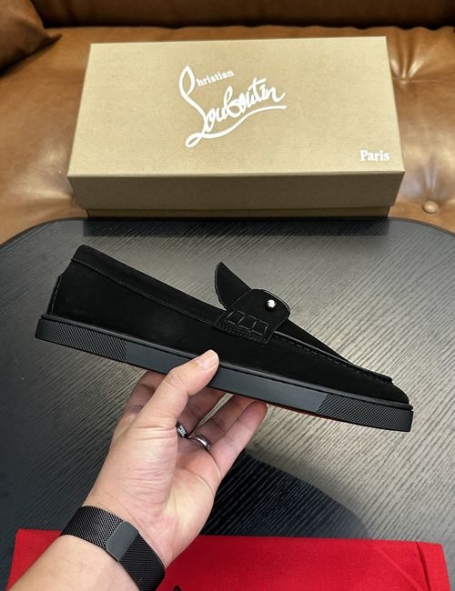 Christian Louboutin Leather Sole Casual Sneakers
