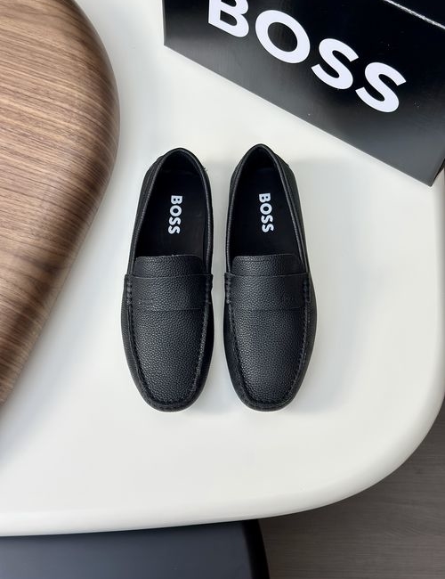 Hugo Boss High-Quality Driving Shoes With Full Packaging