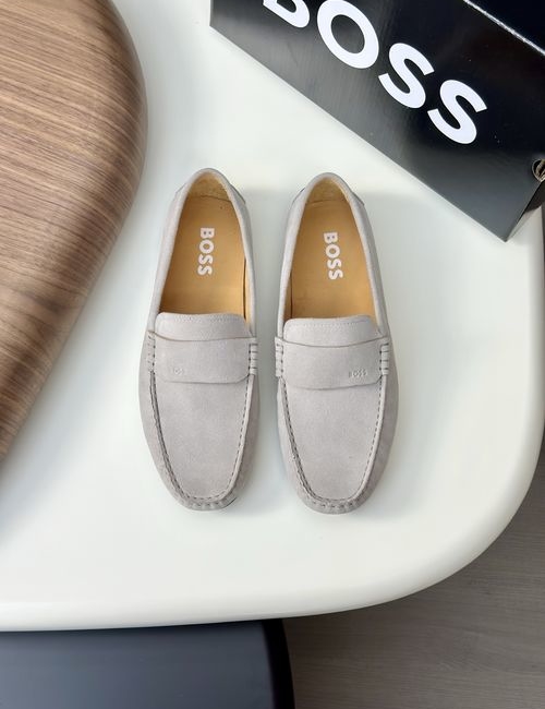 Hugo Boss High-Quality Driving Shoes With Full Packaging
