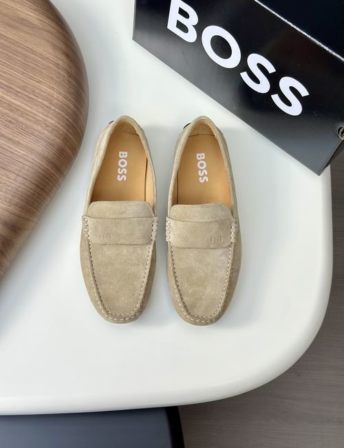Hugo Boss High-Quality Driving Shoes With Full Packaging