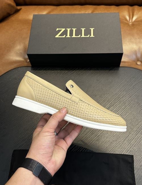 Zilli Handmade Calfskin Casual Shoes