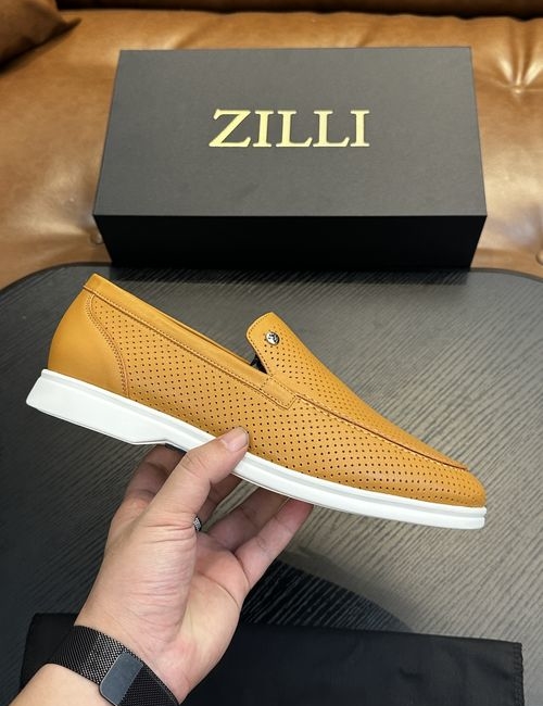 Zilli Handmade Calfskin Casual Shoes