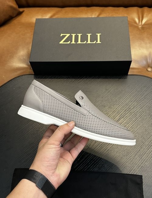 Zilli Handmade Calfskin Casual Shoes