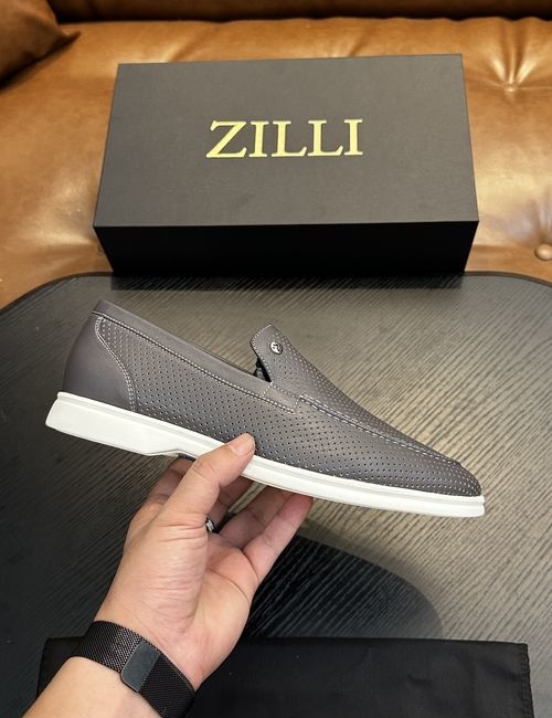 Zilli Handmade Calfskin Casual Shoes