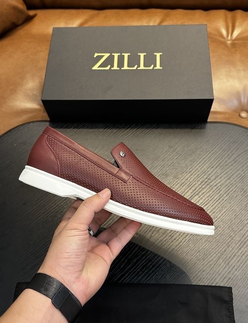 Zilli Handmade Calfskin Casual Shoes