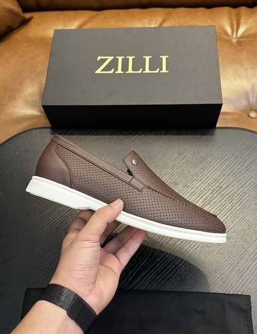 Zilli Handmade Calfskin Casual Shoes