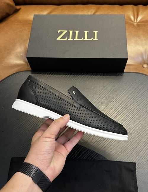 Zilli Handmade Calfskin Casual Shoes