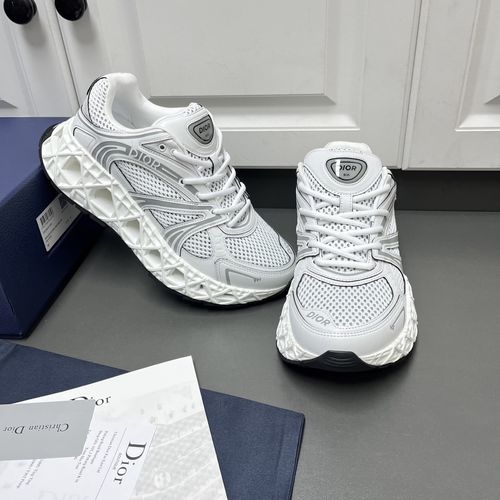 Christian Dior CD B35 NXXT White Suede Casual Sneakers