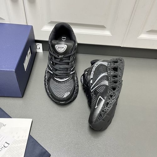 Christian Dior CD B35 NXXT Black Suede Casual Sneakers
