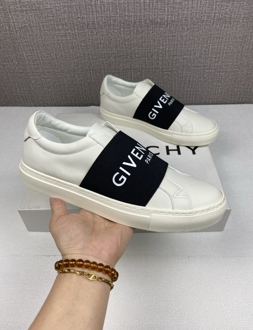Givenchy Urban Street Low-top Soft Leather Sneakers Elastic Band