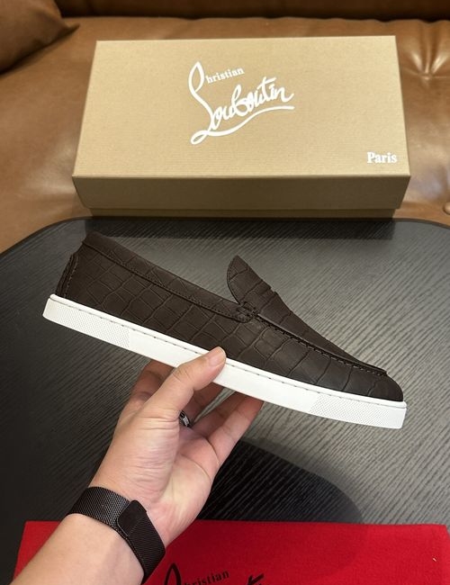 Christian Louboutin Leather Sole Casual Sneakers
