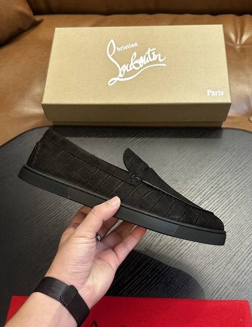 Christian Louboutin Leather Sole Casual Sneakers
