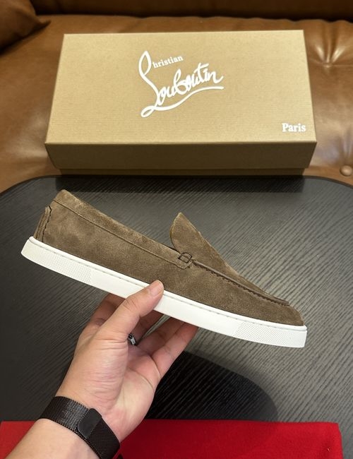 Christian Louboutin Leather Sole Casual Sneakers