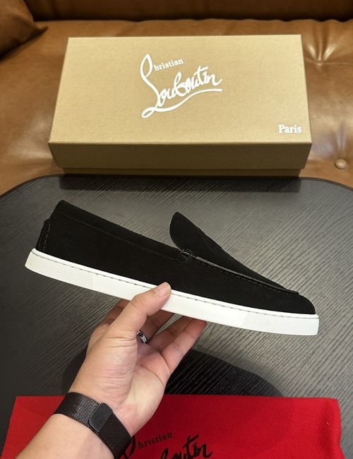 Christian Louboutin Leather Sole Casual Sneakers