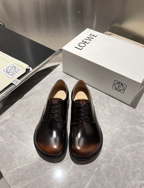 Loewe Polished Leather Derby Shoes