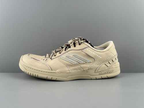 Balenciaga Hamptons Worn-out Low-top Casual Lace-up Shoes