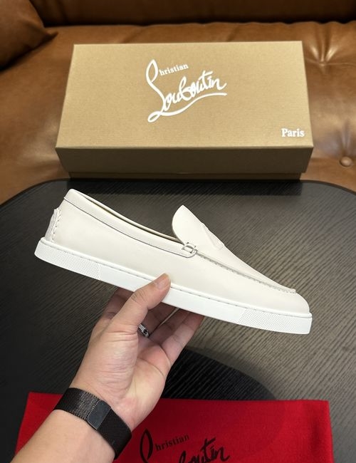 Christian Louboutin Leather Sole Casual Sneakers