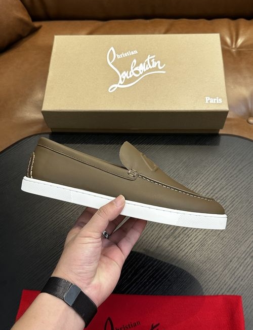 Christian Louboutin Leather Sole Casual Sneakers