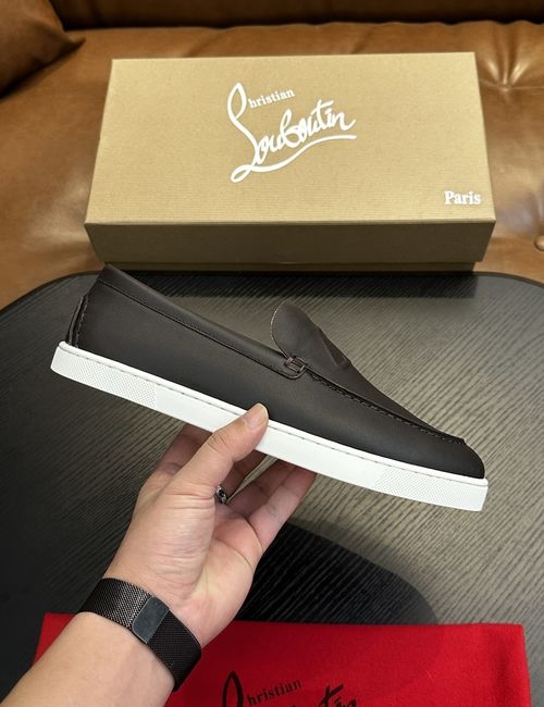 Christian Louboutin Leather Sole Casual Sneakers