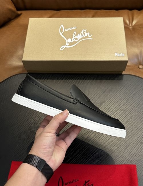 Christian Louboutin Leather Sole Casual Sneakers