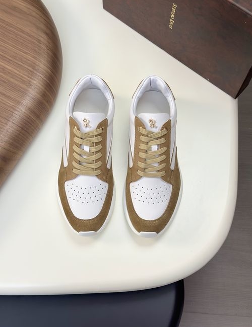 Stefano Ricci Cow Leather Casual Shoes With Foam Sole