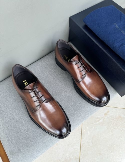 Prada Patent Leather Sneakers With TPU Sole