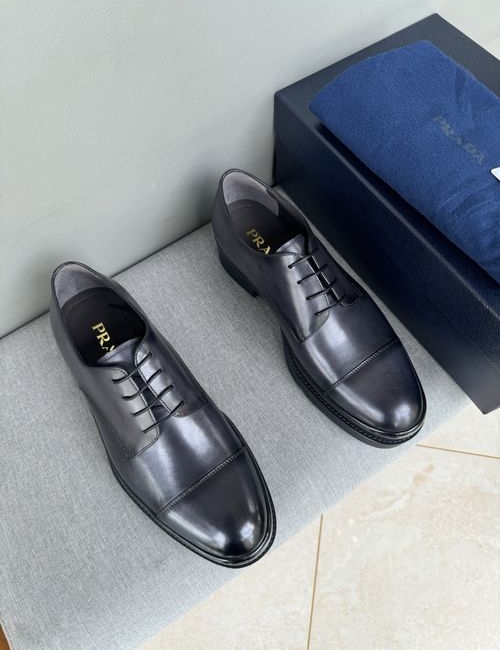 Prada Patent Leather Sneakers With TPU Sole