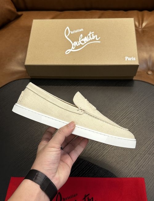 Christian Louboutin Leather Sole Casual Sneakers