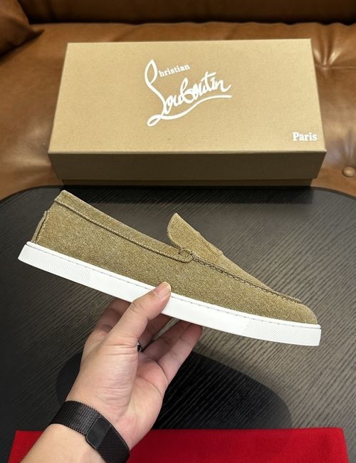 Christian Louboutin Leather Sole Casual Sneakers
