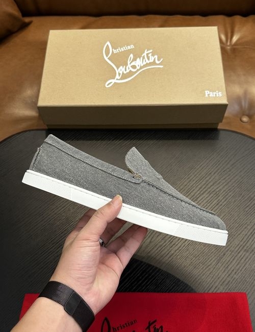 Christian Louboutin Leather Sole Casual Sneakers