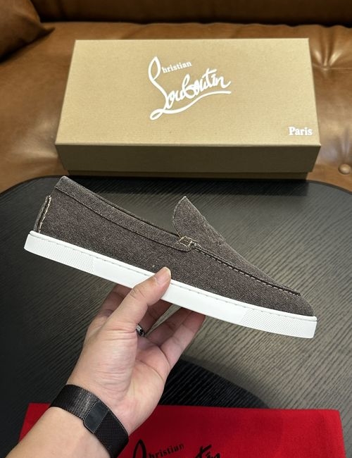 Christian Louboutin Leather Sole Casual Sneakers