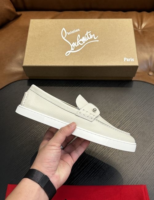 Christian Louboutin Leather Sole Casual Sneakers
