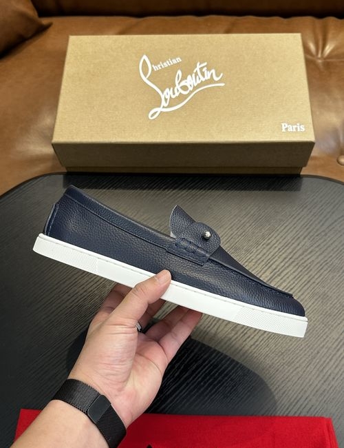 Christian Louboutin Leather Sole Casual Sneakers