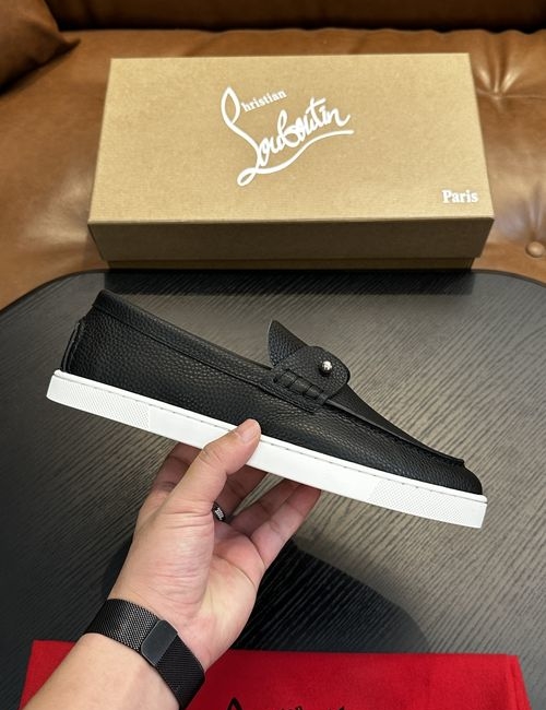 Christian Louboutin Leather Sole Casual Sneakers