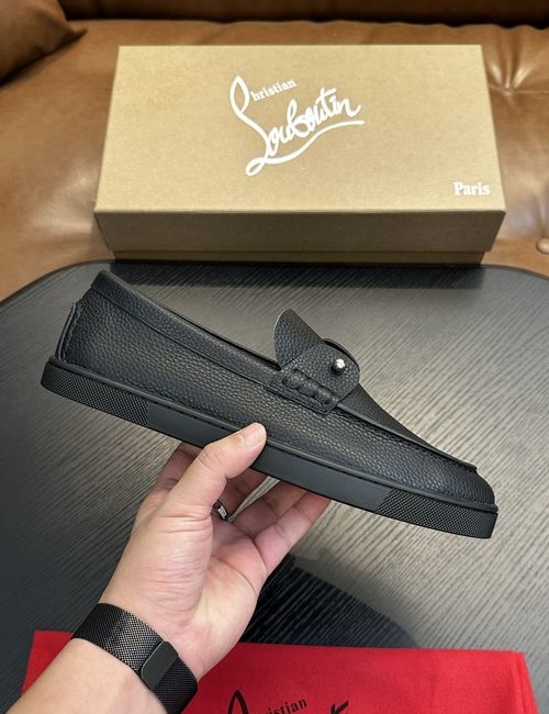 Christian Louboutin Leather Sole Casual Sneakers
