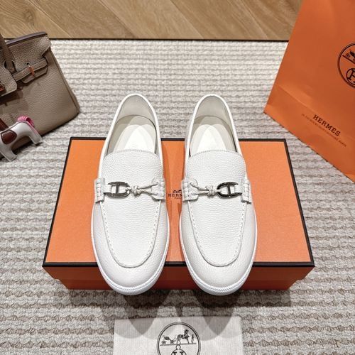 Hermes Loafer Shoes With Retro Design
