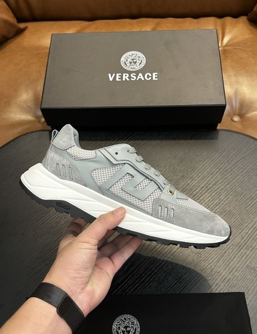 Versace Leather Casual Sneakers