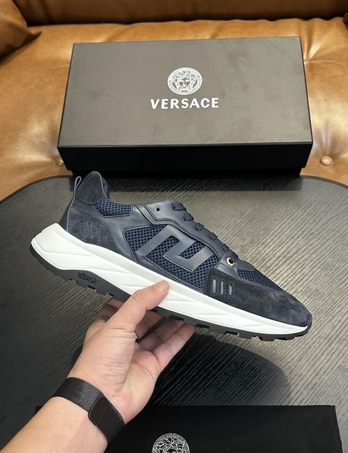 Versace Leather Casual Sneakers